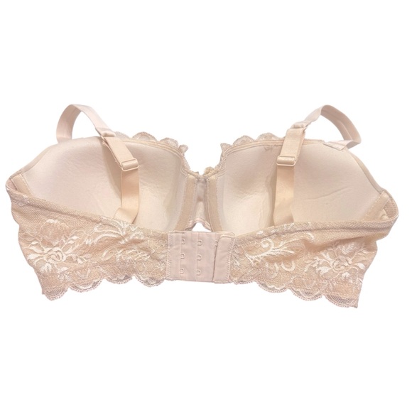 Le Mystere Beige Lace Bra, Size 34DDD/F - Picture 3 of 7